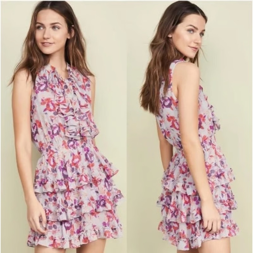 Misa Los Angeles Imelda Ruffled Mini Dress